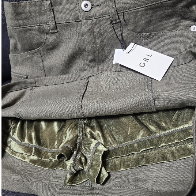 GRL(グレイル)のGRL インパン付きミリタリーミニスカート レディースのスカート(ミニスカート)の商品写真