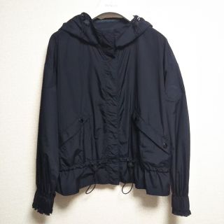 モンクレール(MONCLER)のモンクレール ALBIREO ナイロン ジャケット パーカー レディース 黒 1(ナイロンジャケット)