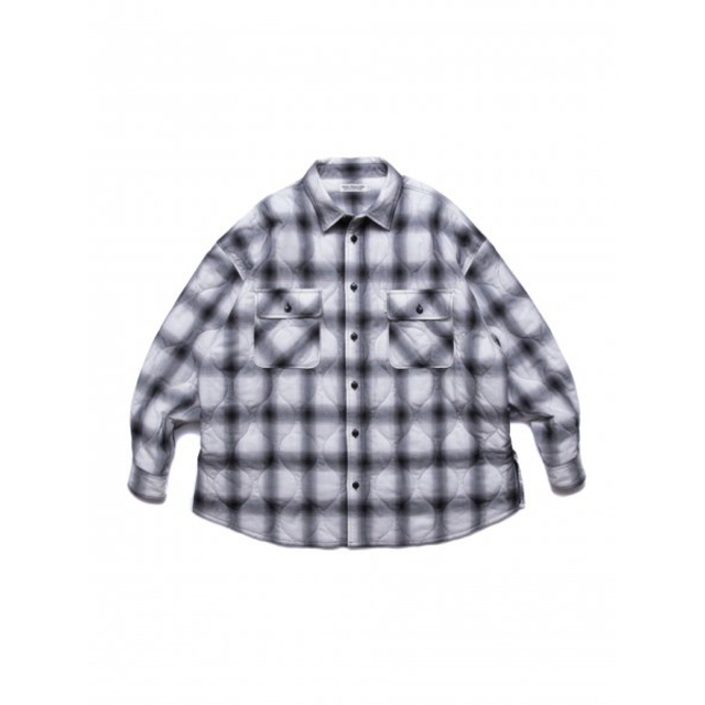 COOTIE Ombre Check Quilting CPO Jacket