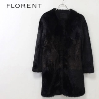 フローレント(FLORENT)のFLOLENT フローレント エコファー　フェイクファー　コート(毛皮/ファーコート)