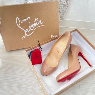 クリスチャンルブタン(Christian Louboutin)の【新品】クリスチャン ルブタン 定番 甲浅 パンプス ヌード ベージュ 23cm(ハイヒール/パンプス)