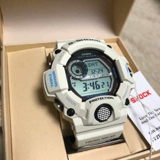 テレビで話題 G-SHOCK マスター オブ G レンジマン GW-9408KJ-7JR