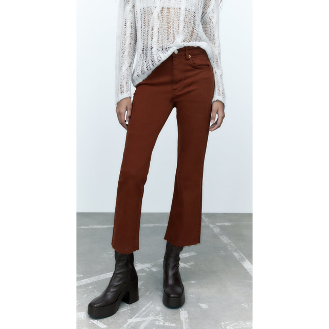 ZARA - ZARA新品❤︎ミッドライズデニムパンツ❤︎32の通販 by
