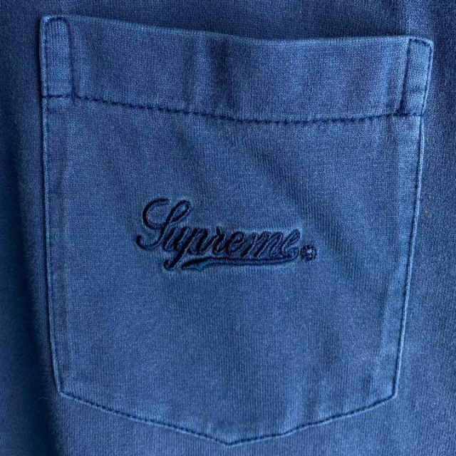 【超希少デザイン】SUPREME★刺ロゴ入りTシャツ　ドライ加工　入手困難