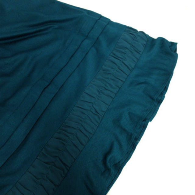 VIAGGIO BLU(ビアッジョブルー)のビアッジョブルー ワンピース カシュクール ミディ丈 ベルト ブルー系 青緑 2 レディースのフォーマル/ドレス(礼服/喪服)の商品写真
