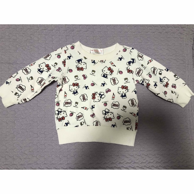 サンリオ(サンリオ)のキティちゃんトップス キッズ/ベビー/マタニティのキッズ服女の子用(90cm~)(Tシャツ/カットソー)の商品写真