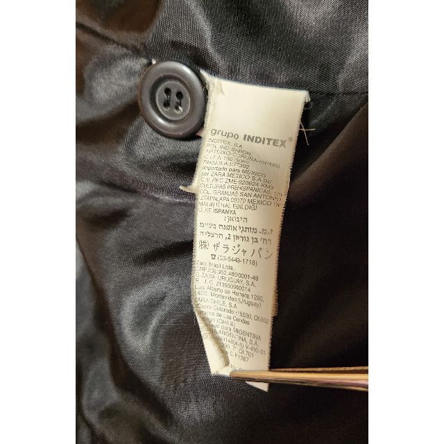 美品 ZARA リアルレザー ブレザー 黒 ジャケット US:L 最高品質の