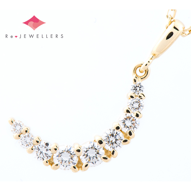 特価】 三日月モチーフ ミキモト - MIKIMOTO ダイヤモンド ペンダント
