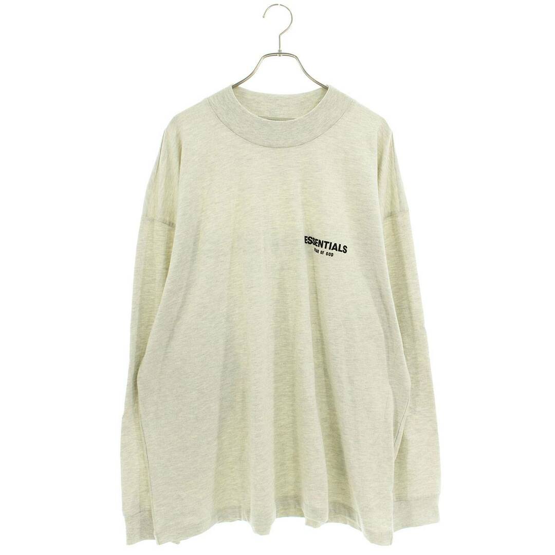 フォグ 22SS ESSENTIALS L/S Tee Light Oatmeal ロゴプリント長袖