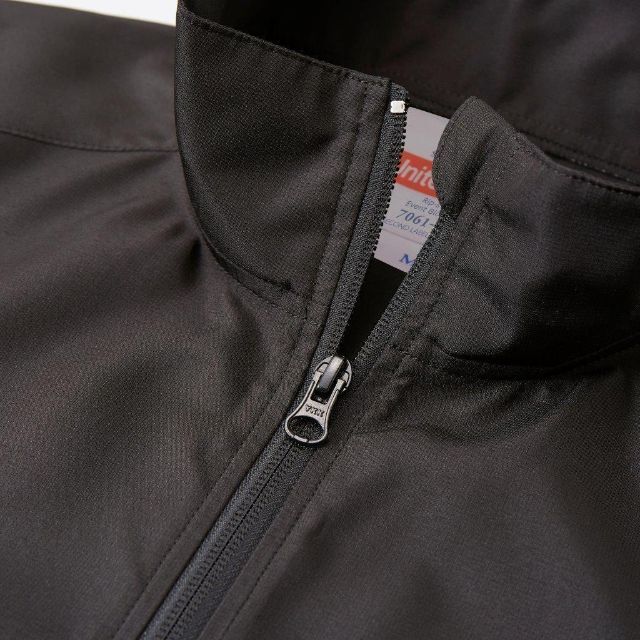 ジャケット ブルゾン ジップアップ スタンドカラー 無地 薄手 XL 青 メンズのジャケット/アウター(ブルゾン)の商品写真