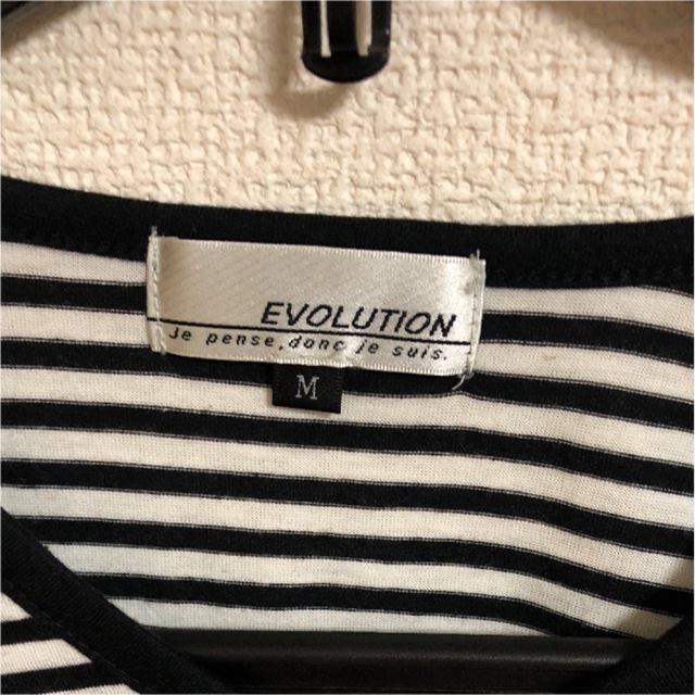 EVOLUTION(エボリューション)の【古着】EVOLUTION ボーダー ロング Tシャツ メンズのトップス(Tシャツ/カットソー(七分/長袖))の商品写真