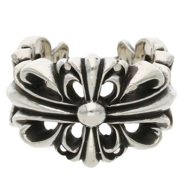 店舗良い Chrome Hearts 13号 メンズ シルバーリング CRS/ダブル