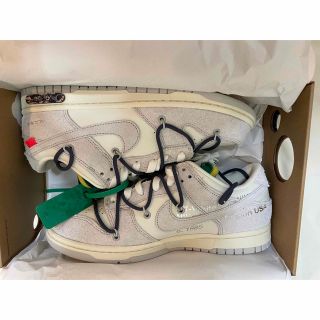 ナイキ(NIKE)のNIKE OFF WHITE Dunk ナイキオフホワイトダンク　lot20 (スニーカー)