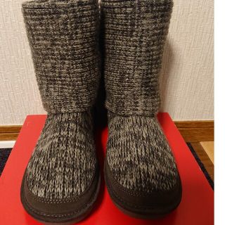 SKECHERS スニーカー レースアップブーツ ニット 22cm