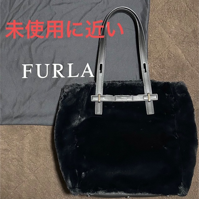 新品 未使用 フルラ トート バッグ レザー 黒 FURLA