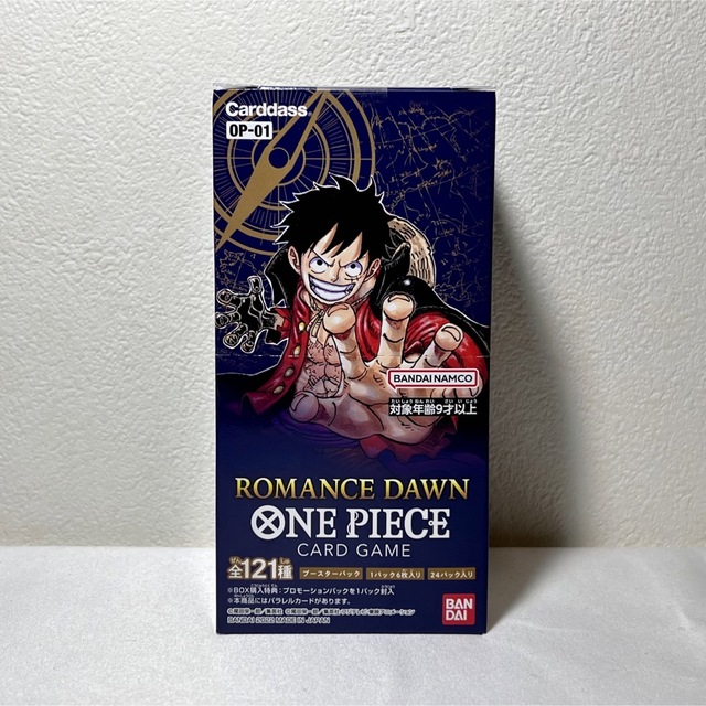 BANDAI(バンダイ)の1BOX ONE PIECEカードゲーム ROMANCE DAWN [OP01] エンタメ/ホビーのトレーディングカード(Box/デッキ/パック)の商品写真