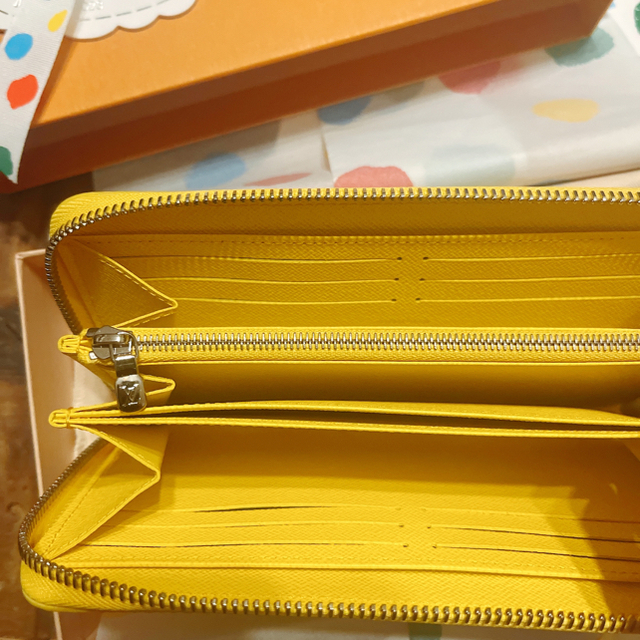 ルイヴィトン】草間彌生コラボ 長財布 イエロー ドット