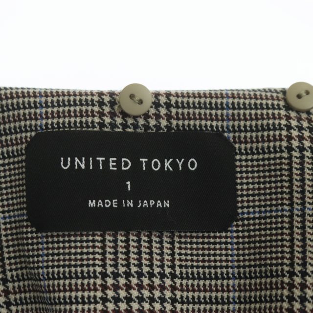 UNITED TOKYO(ユナイテッドトウキョウ)のユナイテッドトウキョウ レイヤードトレンチコート 1 黒 茶 ベージュ レディースのジャケット/アウター(トレンチコート)の商品写真