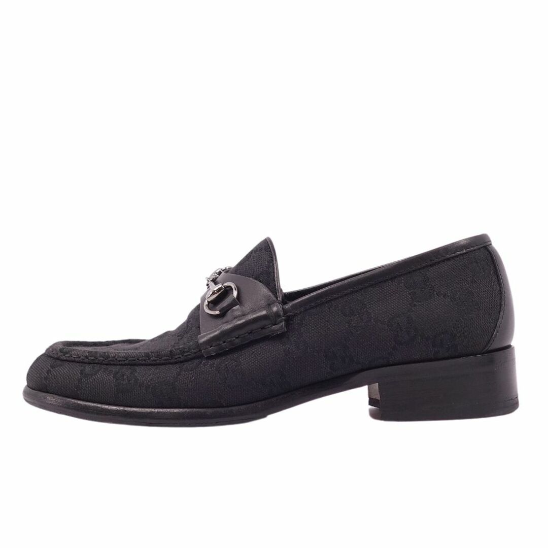 Gucci - 美品 グッチ GUCCI ローファー ホースビット GG柄 キャンバス