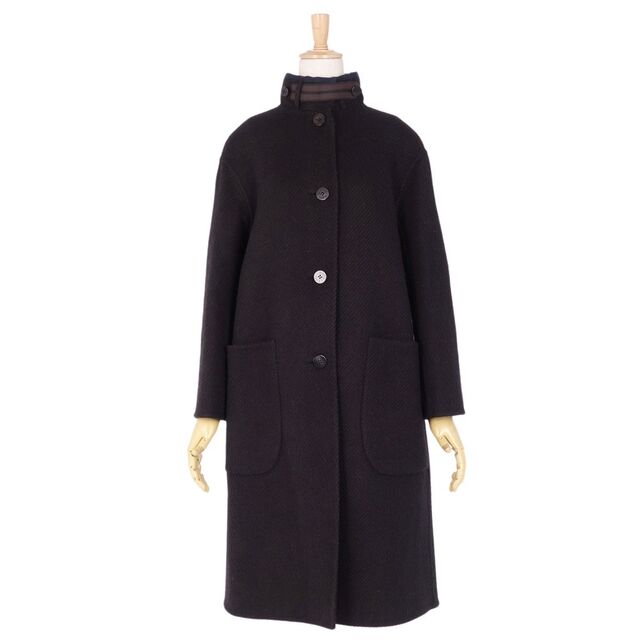 HERMES - 極美品 エルメス HERMES コート スタンドカラー 17AW HERMES - 極美品 エルメス HERMES コート スタンドカラー 17AW