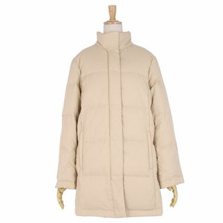 バーバリー(BURBERRY)のバーバリー ロンドン BURBERRY LONDON コート ダウンコート ジップアップ スタンドカラー アウター レディース 40(M相当) ベージュ(その他)