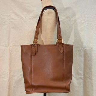 【美品】COACHトートバッグ　ビジネスバッグ　オールレザー　クリーニング済み