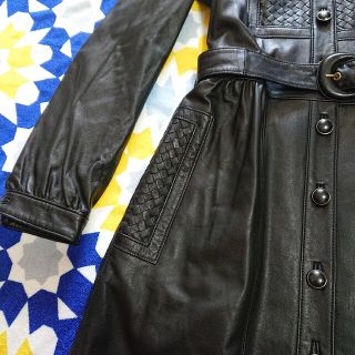 ROPE' - 美品) ロペ羊革ロングコートの通販 by ミラ's shop|ロペなら
