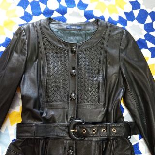 ROPE' - 美品) ロペ羊革ロングコートの通販 by ミラ's shop|ロペなら