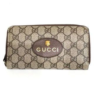 グッチ(Gucci)の専用(グッチ)GGスプリーム タイガーヘッド ラウンドファスナー 長財布(長財布)