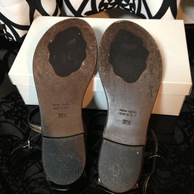 お花モチーフ サンダル レディースの靴/シューズ(サンダル)の商品写真