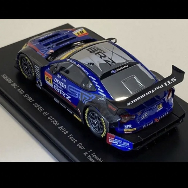 SUBARU スバル SUPER GT300 BRZ 2018年 ミニカー-levercoffee.com