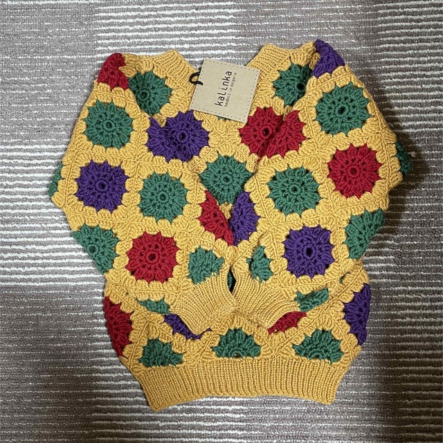Kalinka Mimosa Flower Crochet Sweater