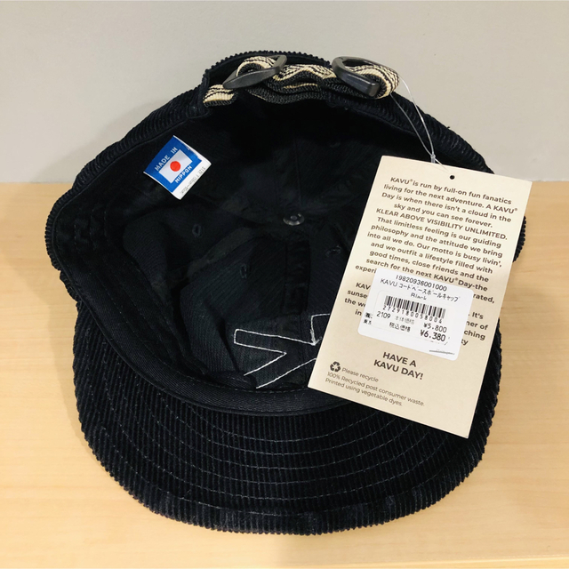 KAVU(カブー)の新品タグ付き/KAVU/コードベースボールキャップ/コーデュロイキャップ×2 メンズの帽子(キャップ)の商品写真