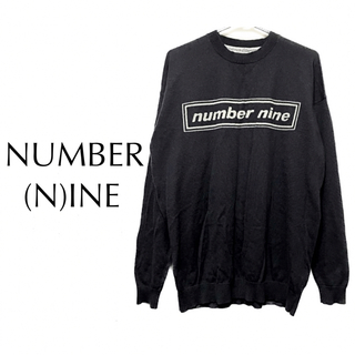 ナンバーナイン(NUMBER (N)INE)のNUMBER(N)INE【美品】STUDIOUS コラボ クルーネック ニット(ニット/セーター)