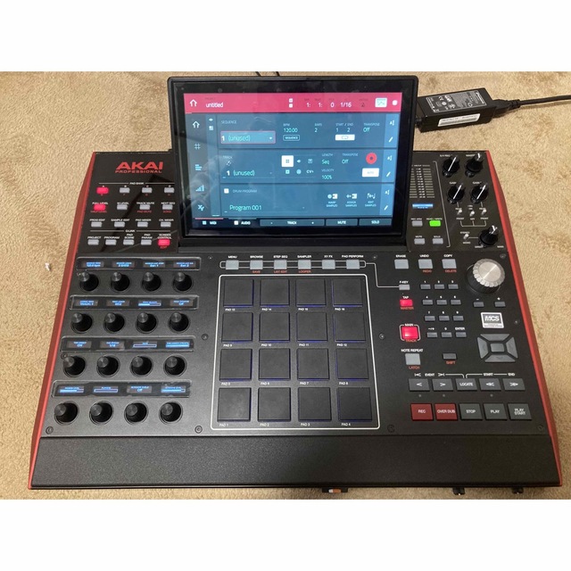 良質 AKAI mpcx decksaver付き mpc x サンプラー MIDIコントローラー