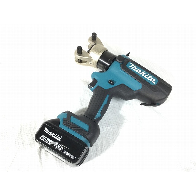 Makita(マキタ)の☆未使用品☆ makita マキタ 18V 充電式圧着機 TC300DRG バッテリ（18V 6.0Ah）アタッチメント付き 充電器付き+ケース 65255 自動車/バイクのバイク(工具)の商品写真