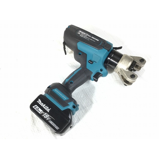 Makita(マキタ)の☆未使用品☆ makita マキタ 18V 充電式圧着機 TC300DRG バッテリ（18V 6.0Ah）アタッチメント付き 充電器付き+ケース 65255 自動車/バイクのバイク(工具)の商品写真