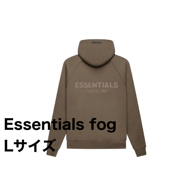 L fear of god fog Essentials hoodie