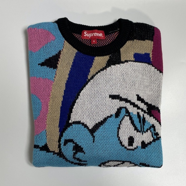 Supreme(シュプリーム)のSupreme® / Smurfs™ Sweater 【S】 メンズのトップス(ニット/セーター)の商品写真