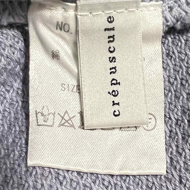 crépuscule (クレプスキュール)のcrepuscule Moss Stitch 鹿の子クルーネックニット メンズのトップス(ニット/セーター)の商品写真