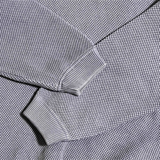 crépuscule (クレプスキュール)のcrepuscule Moss Stitch 鹿の子クルーネックニット メンズのトップス(ニット/セーター)の商品写真