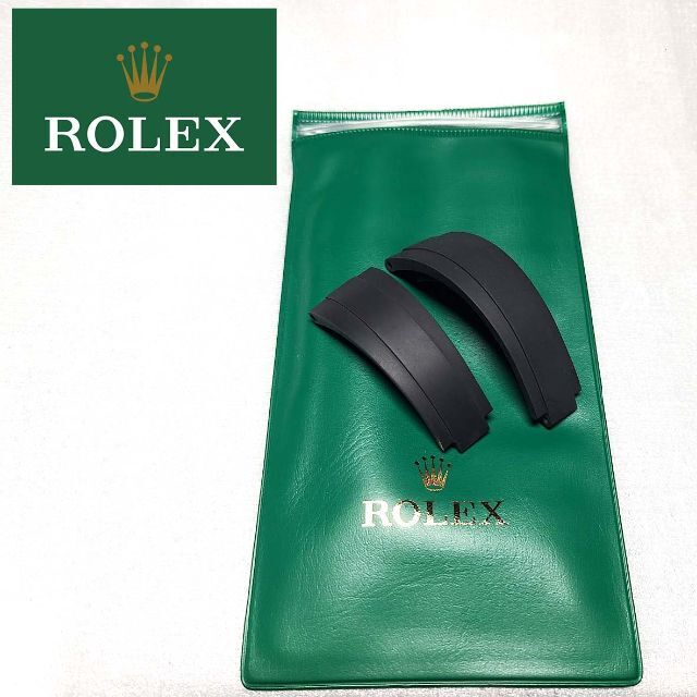 ROLEX(ロレックス)の純正品 ROLEX オイスターフレックス ラバーベルト 350501 セット メンズの時計(ラバーベルト)の商品写真