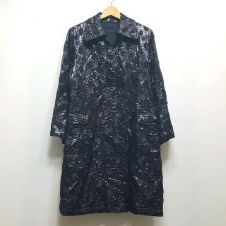 ★日本製 HOMMA モード デザイン ドット ダブル チェスター コート