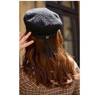 ハーリップトゥ(Her lip to)のherlipto Back Ribbon Tweed Casquette(キャップ)