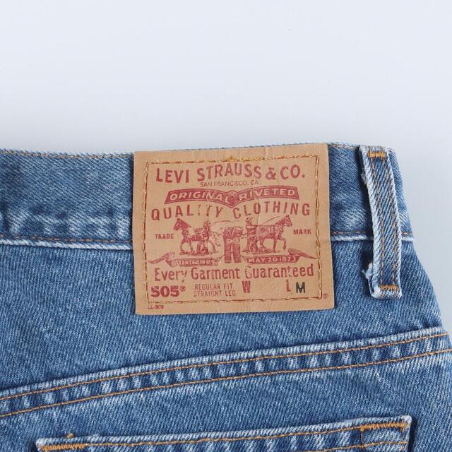 リーバイス Levi's 505 REGULAR FIT STRAIGHT LEG テーパードジーンズ デニムパンツ レディースXL(w31) /eaa306388 2