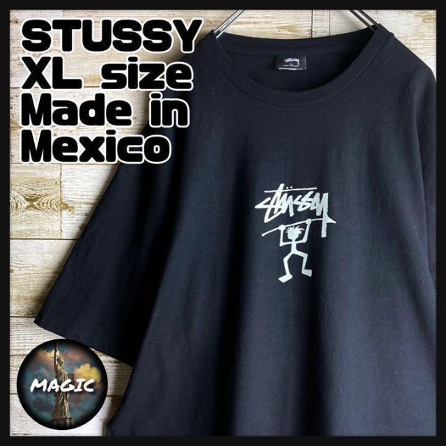 STUSSY　半袖Tシャツ　XLサイズ　ビッグロゴ