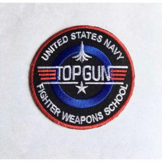 新品　ワッペン アイロンワッペン　パッチ　トップガン　topgun ミリタリー (個人装備)