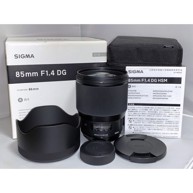 付属品完備】SIGMA 85mm F1.4 DG HSM Art Nikon用-