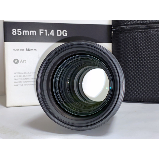 SIGMA(シグマ)の【付属品完備】SIGMA 85mm F1.4 DG HSM Art Nikon用 スマホ/家電/カメラのカメラ(レンズ(単焦点))の商品写真