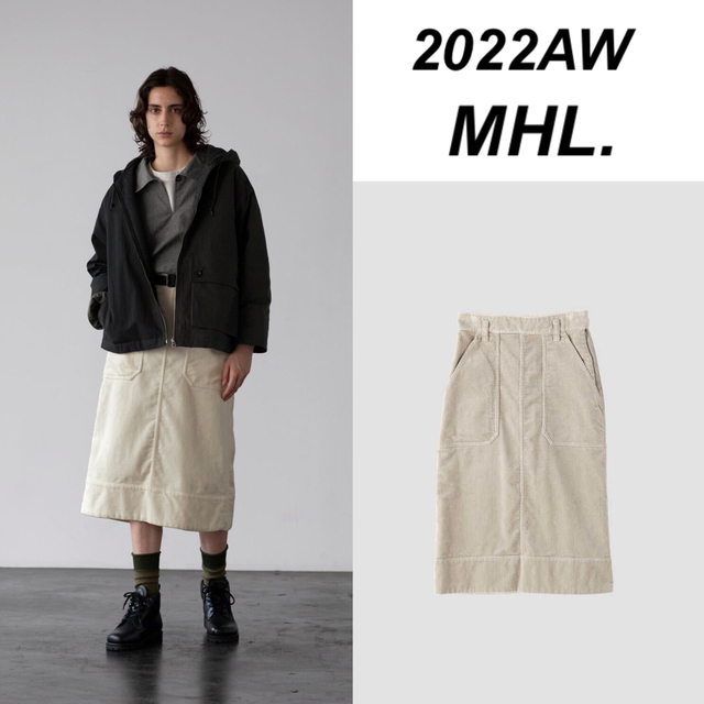 最終値下げ MHL 今季 コーデュロイスカート devonportdirectory.co.nz